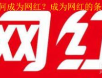 成为网红条件有哪些,涨粉必备条件解析